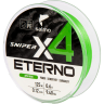 Шнур плетёный SALMO SNIPER х4 ETERNO BRAID Apple Green 125/012 4932-012